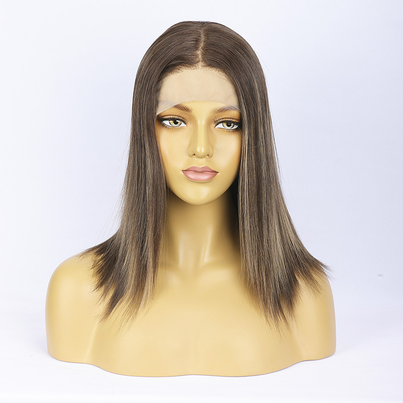 Lace Jewish wig - Quality Virgin Hair Lace kosher topper for Thin Hair Lady